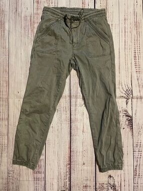 American Eagle Outfitters Olive Green Drawstring Jogger Pants